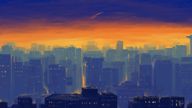 Landscape (Sunset Cityscape)
